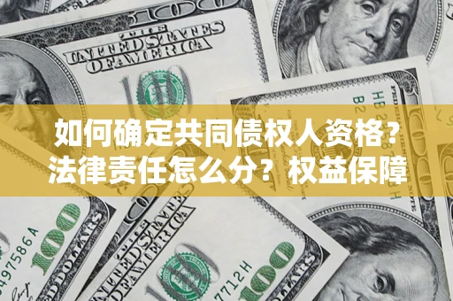 济南如何确定共同债权人资格？法律责任怎么分？权益保障技巧揭秘！