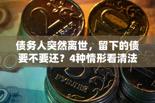 济南债务人突然离世，留下的债要不要还？4种情形看清法律判决