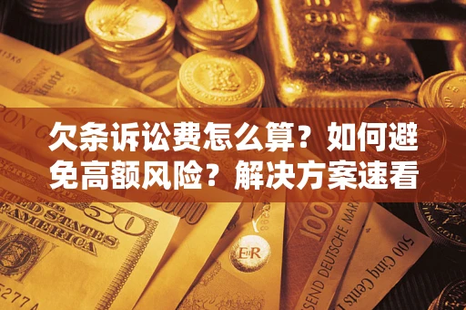 济南欠条诉讼费怎么算？如何避免高额风险？解决方案速看！