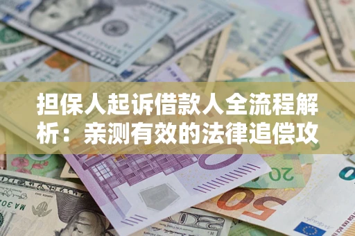 济南担保人起诉借款人全流程解析：亲测有效的法律追偿攻略