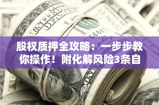 济南股权质押全攻略：一步步教你操作！附化解风险3条自救法则