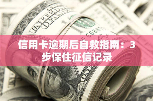 济南信用卡逾期后自救指南：3步保住征信记录