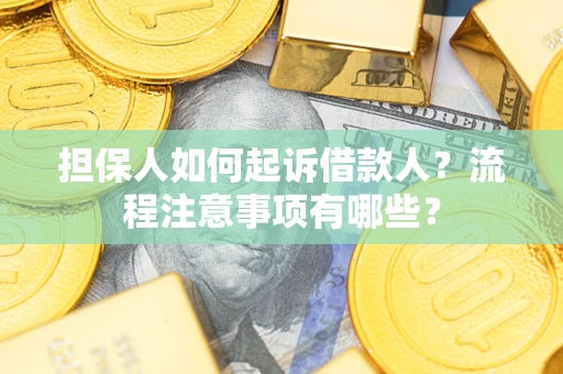 济南担保人如何起诉借款人？流程注意事项有哪些？